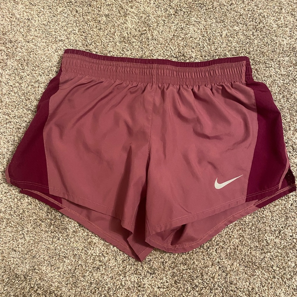 purple nike athletic shorts